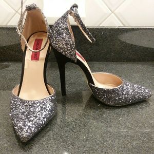 London Rebel Glitter Heels
